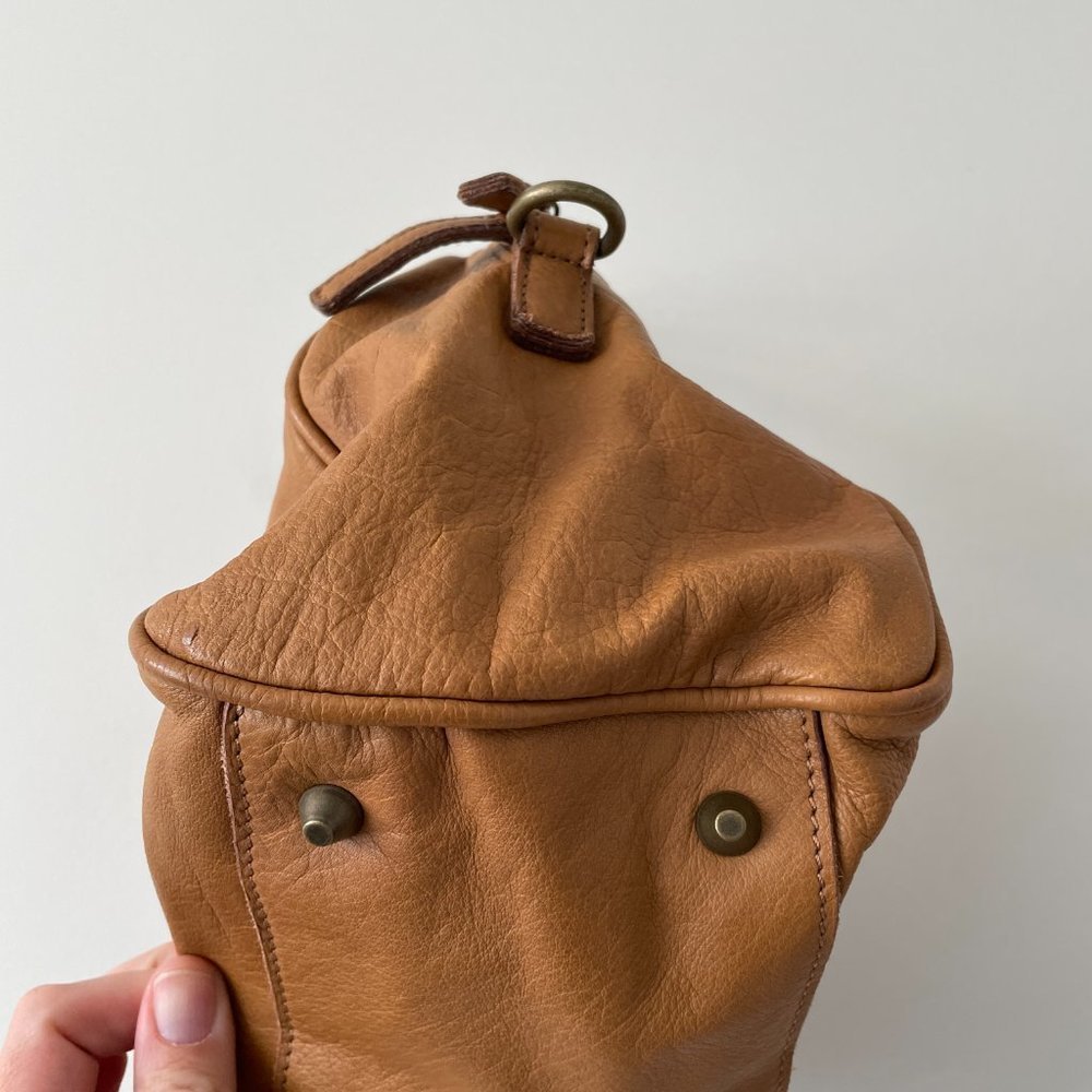 Liebeskind Berlin Hand Bag Leather Detachable Shoulder Strap Brown - Picture 4 of 11